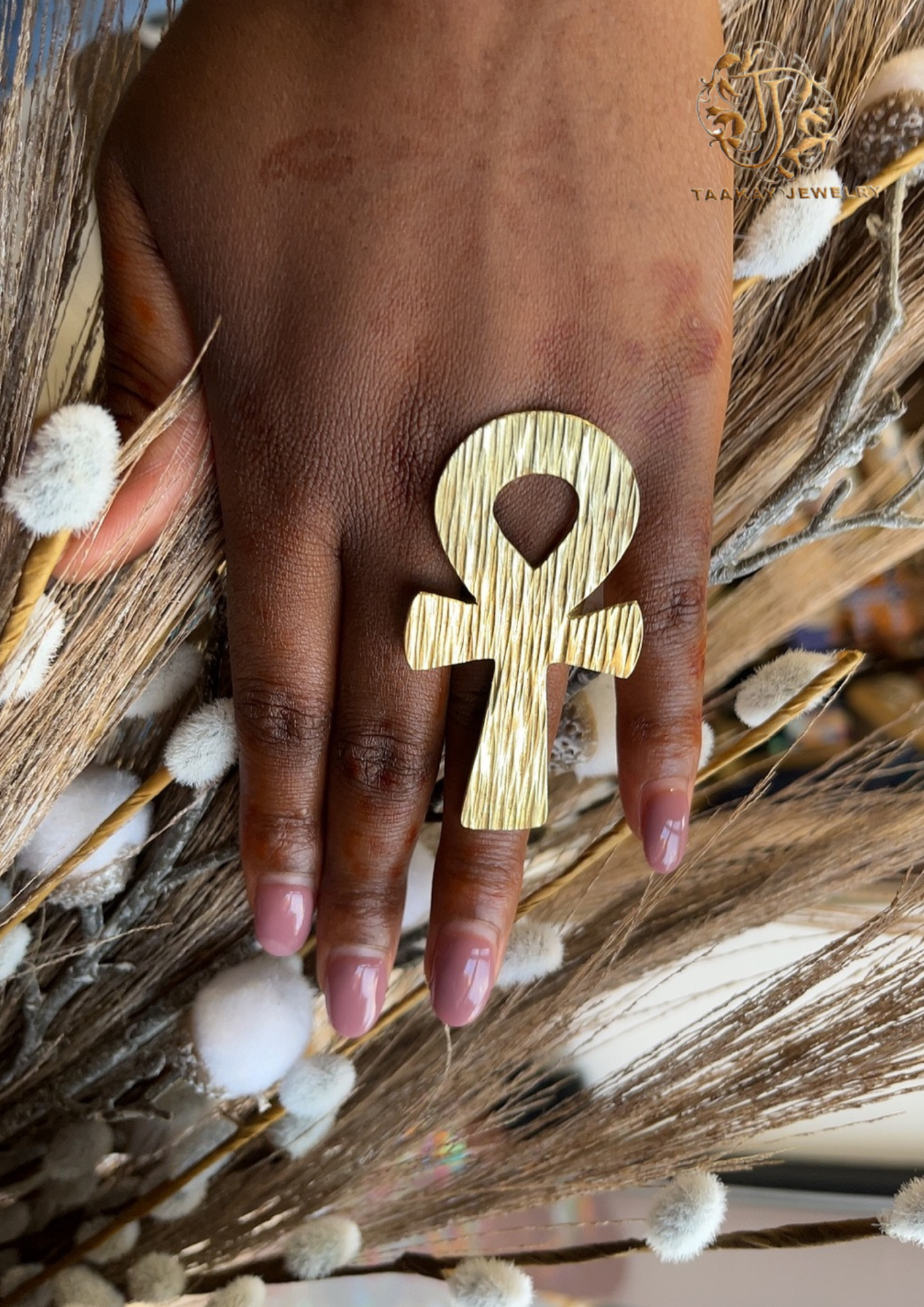 Bague ankh discount